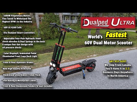 Dualped Ultra World's Fastest 60V Scooter.. It Just Doesn't Get any Better Than This..