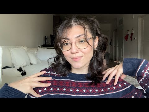 Asmr Christmas Sweater Scratching & Rubbing 🎄✨🤍