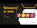 BeamZ DJ Bank 244 - 24x 4W LED DJ Light Effect with Remote Control