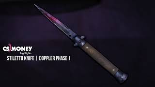 Stiletto Knife Doppler Phase 1 Gameplay video
