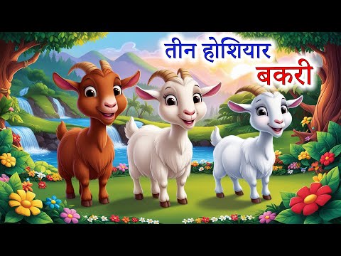 तीन होशियार बकरी | TEEN HOSHIYAR BAKRI | bakri ki kahani | bakri wali kahani | Hindi Kahani | Kahani