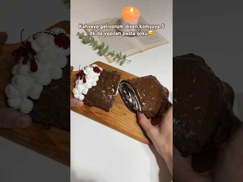 Dünyanın en pratik pastası diyebiliriz bence😌 #kitchen #pratiktarifler #vlogger #tarif #cake