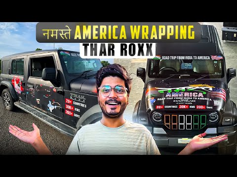 नमस्ते America 🇺🇸 Wrapping Revealed 😍 | India To America By Road ✅