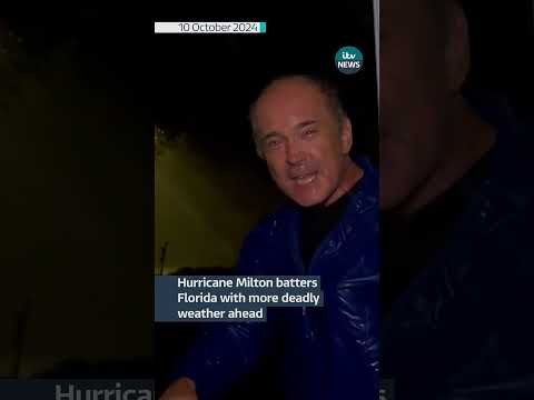 Hurricane Milton batters Florida with more deadly weather ahead #itvnews #shorts #florida