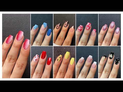 10+ Easy nail art designs compilation || Simple and classy nail art designs 2024