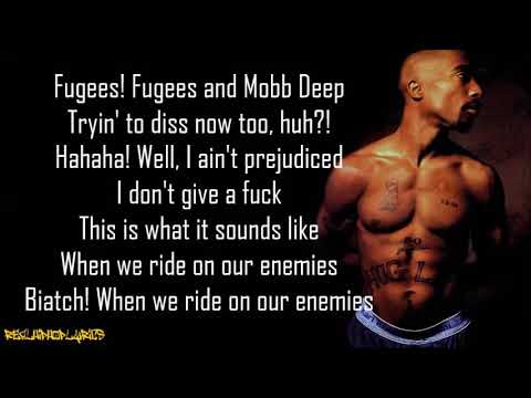 When We Ride On Our Enemies - 2pac (Lyrics)