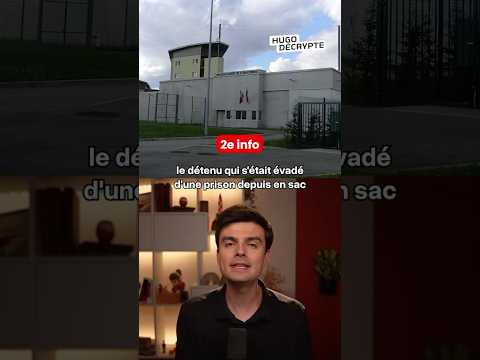 Le détenu qui s’était évadé via un sac a finalement été retrouvé ce lundi (les actus du 14/07)