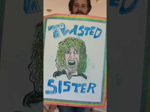 Showing my art once a day #twistedsister #deesnider #4youpage #art #rock