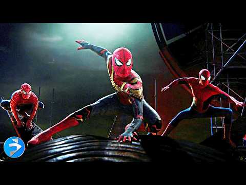 3 Spider-Men vs Electro, Lizard, Sandman | SPIDER-MAN: NO WAY HOME