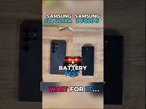 🔋Samsung S24 Ultra vs 🔋Samsung Z Fold 5 Ultimate Battery Drain Test!!