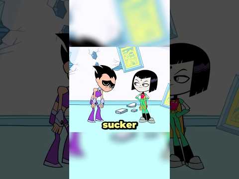 Raven Tricks Robin! #reels #teentitansgo #dc #shorts #funny