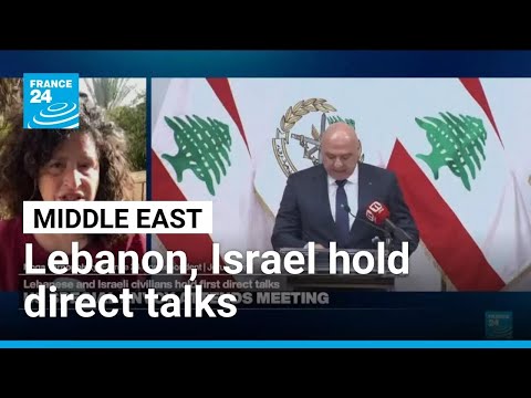 YouTube video thumbnail: Lebanon, Israel Hold First Direct Talks in Decades Under US Scrutiny