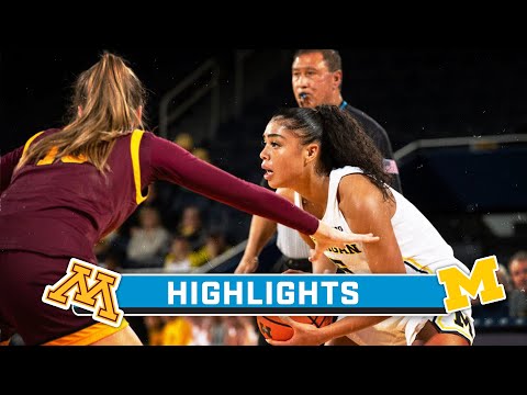 Minnesota At Michigan | Highlights | Big Ten Women's Basketball | Jan ...