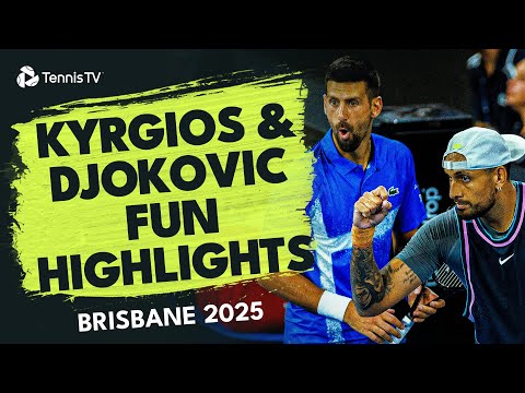 Kyrgios Returns ALONGSIDE Djokovic | Brisbane 2025 Highlights