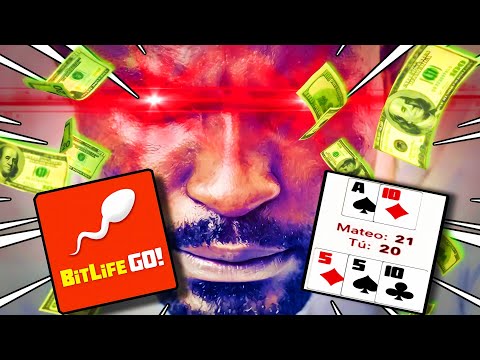 METIENDO toda la HERENCIA de MI PADRE al CASINO en bitlife