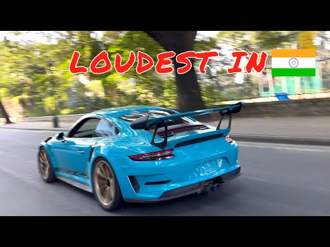 PORSCHE GT3RS SHUTDOWN BANGALORE | JCR EXHAUST| SUPER CRAZY SOUNDS ON ROAD