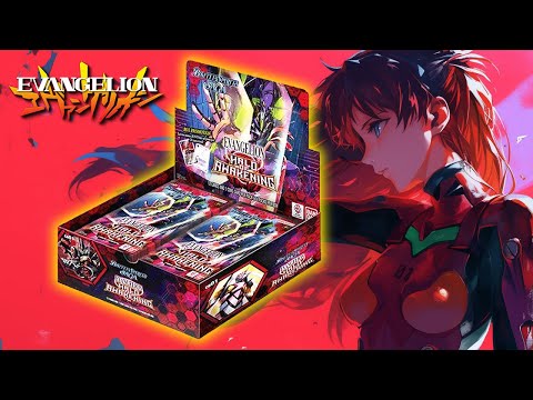 EVANGELION tem Card Game?! Abrindo uma Booster Box de Halo of Aweking - Neo Genesis Evangelion BSS