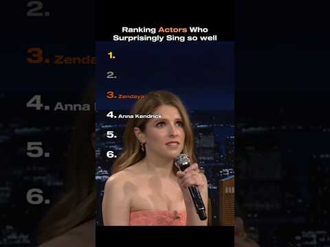 Actors who Surprisingly sing so well #tiktok #singing #cover #zendaya #xyzbca