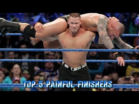 Top 5 best and painful finishers #video #viral #brocklesnar