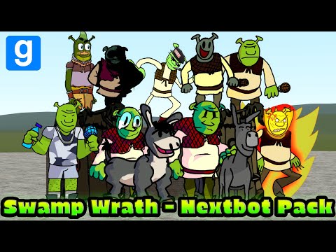 Gmod: Swamp Wrath - Nextbot Pack // FNF Shrek █ Garry's Mod █