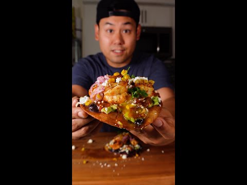 Hungry Jona's Ultimate Grilled Shrimp Tostada