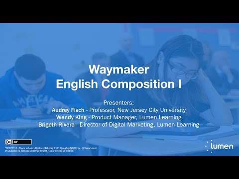 English Composition I Webinar