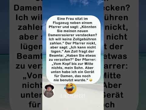 Der ehrliche Pfarrer! 😂✈️ #witz  #lustig  #Shorts #Überraschung #Pfarrer #Flugzeug