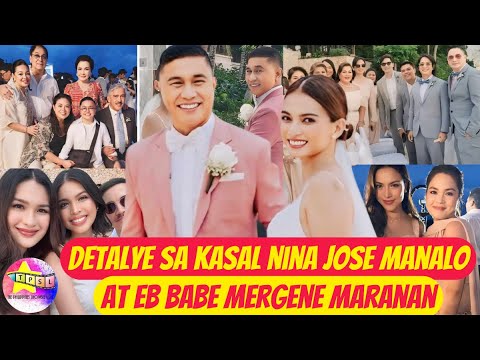 Detalye sa Kasal nina Jose Manalo at EB Babe Mergene Maranan