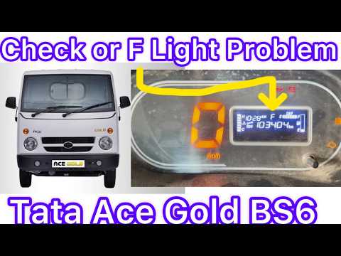Tata ace gold bs6 Urea meter problem || tata ace gold check light problem