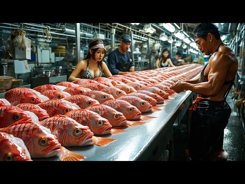 This is how fishermen catch millions of fish and crabs every day - how to trap king crabs at sea