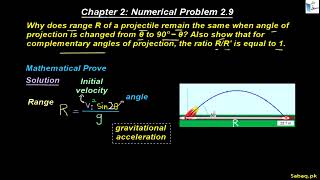 Class 11th | Punjab Board (2025-26) | Chapter 2 | Numerical Problem: 2.9
