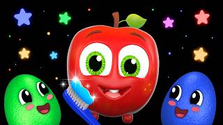 🍎 No No Bedtime Song | Brush Your Teeth & Sleep | Funky Fruits - Baby Sensory