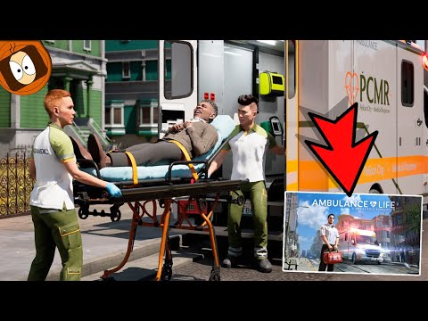 DEVENIR AMBULANCIER au USA !🔥- AMBULANCE LIFE: A PARAMEDIC SIMULATOR