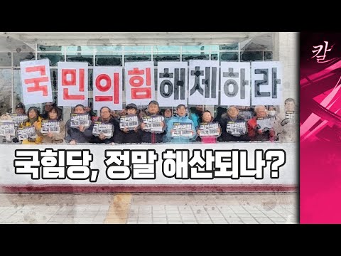 국힘당, 진짜로 정당해산심판 당하나?