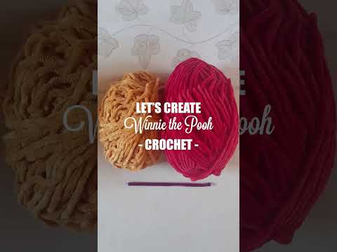 StoryBoard 1 de la vidéo LET'S MAKE WINNIE THE POOH  #crochet #shorts
