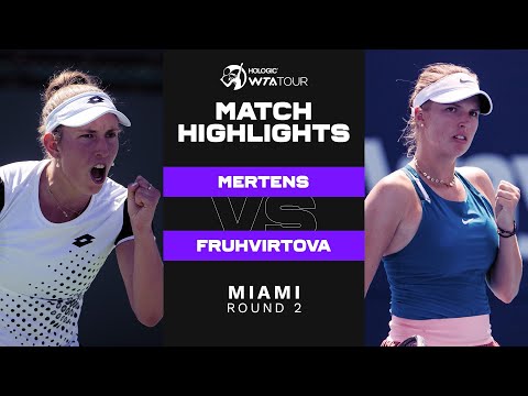 Elise Mertens vs. Linda Fruhvirtova | 2022 Miami Round 2 | WTA Match Highlights