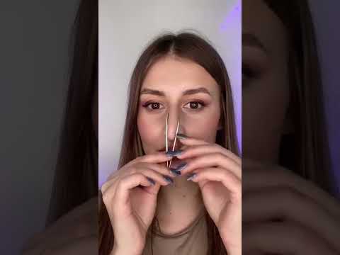 Контуринг носа пинцетом