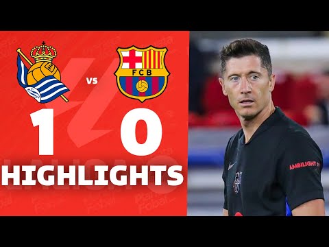 REAL SOCIEDAD vs BARCELONA (1-0) | RESUMEN y GOLES DEL PARTIDO | La liga 2024/25