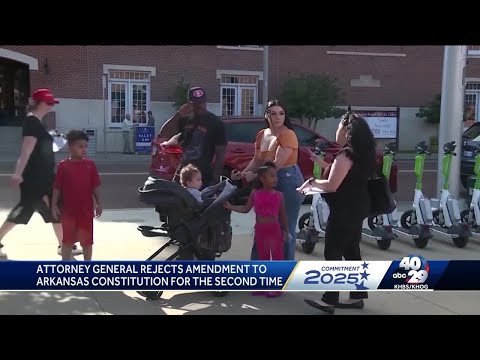 YouTube video thumbnail: Arkansas Coalition Plans to Review Ballot Proposal Following Second Rejection From Attorney General