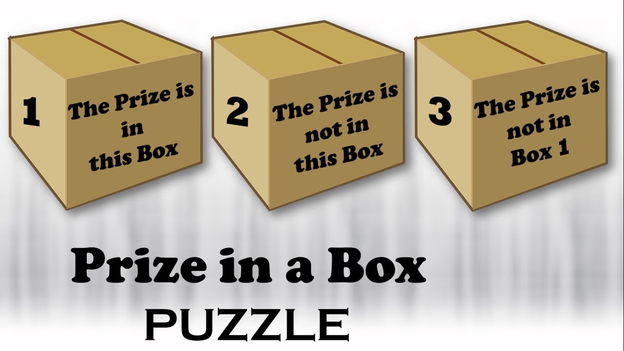Can you solve -Prize in a Box PUZZLE- Only 37% of people can solve