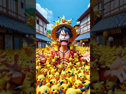 Luffy mau mencuri semua Pikachu di desa?! ⚡😱