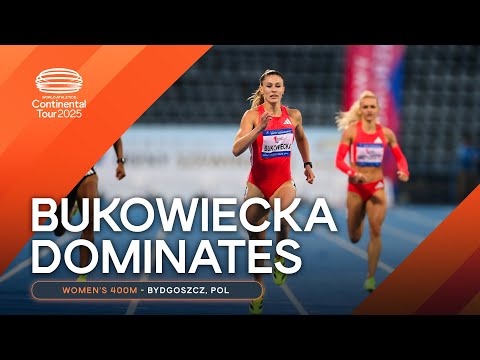 Buckowiecka rules the women's 400m on home soil in Bydgoszcz | Continental Tour Gold 2025