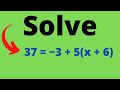 Solving Multi-Step Equations with Parentheses