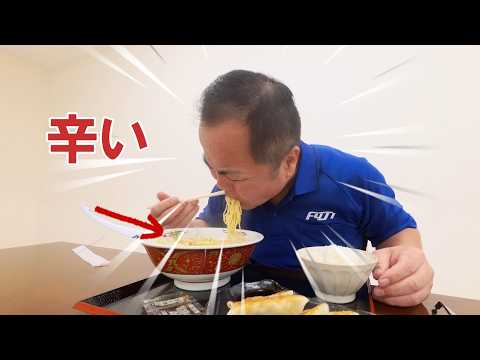関東帰りの運転手飯！辛いの苦手な長距離運転手。汗だくなPA飯