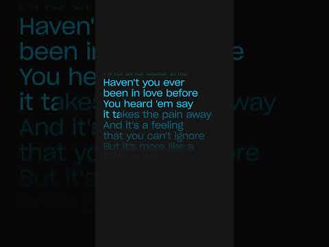 Lewis Capaldi – Haven’t you ever been in love before (Karaoke SHORT)