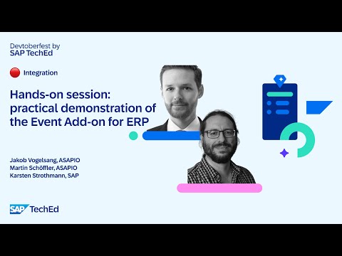 🔴 Hands-on session: practical demonstration of the Event Add-on for ERP