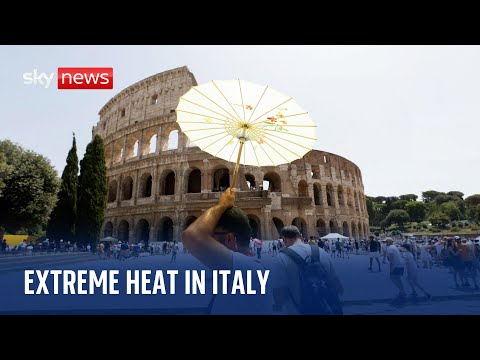 Europe heatwave: Hospitals prepare for 'dangerous heat'