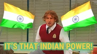 Zac yelling “INDIAN POWER” for over a minute 