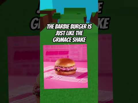 Barbie Burger At McDonalds 💅