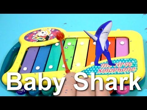 How to play baby shark on xylophone